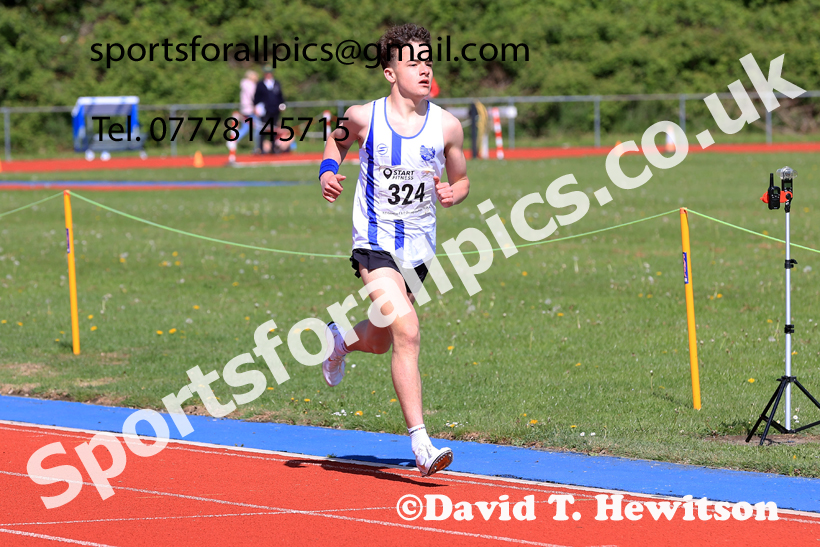 800 metres, 2026 North Eastern Track and Field Champs, Shildon, County Durham. Photo: David T. Hewitson/Sports for All Pics